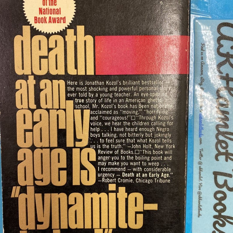 Death at an Early Age