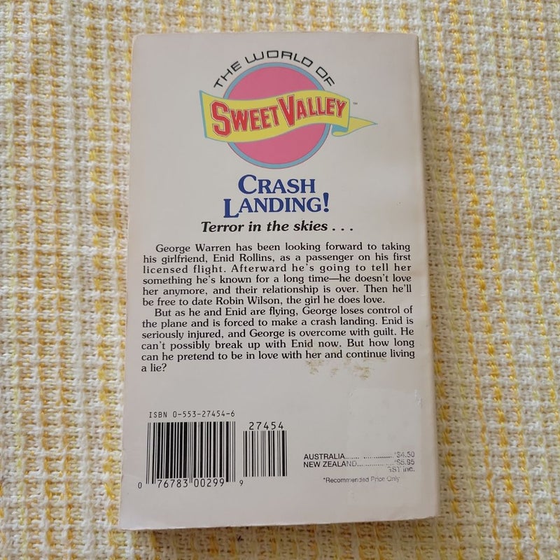 Crash Landing! - Sweet Valley High - 1985