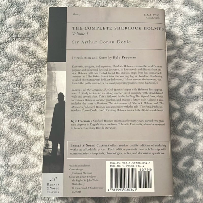 The Complete Sherlock Holmes, Volume I (Barnes and Noble Classics Series)