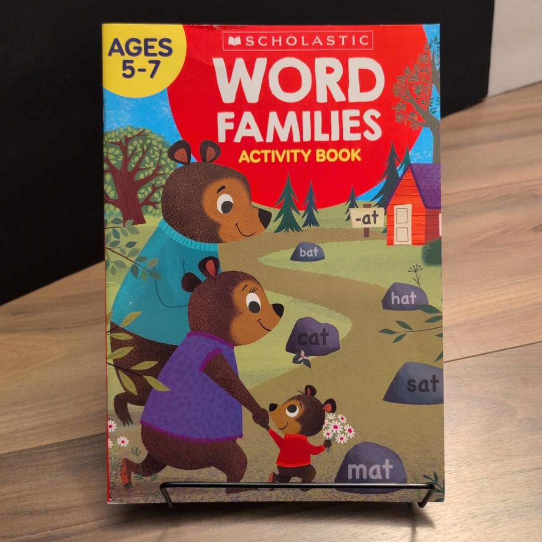 Scholastic Word Families Activity Book, Ages5-7