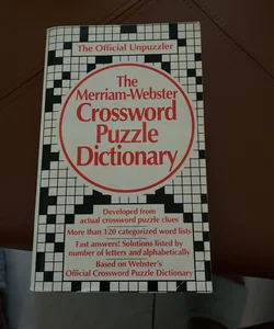 The Merriam-Webster Crossword Puzzle Dictionary