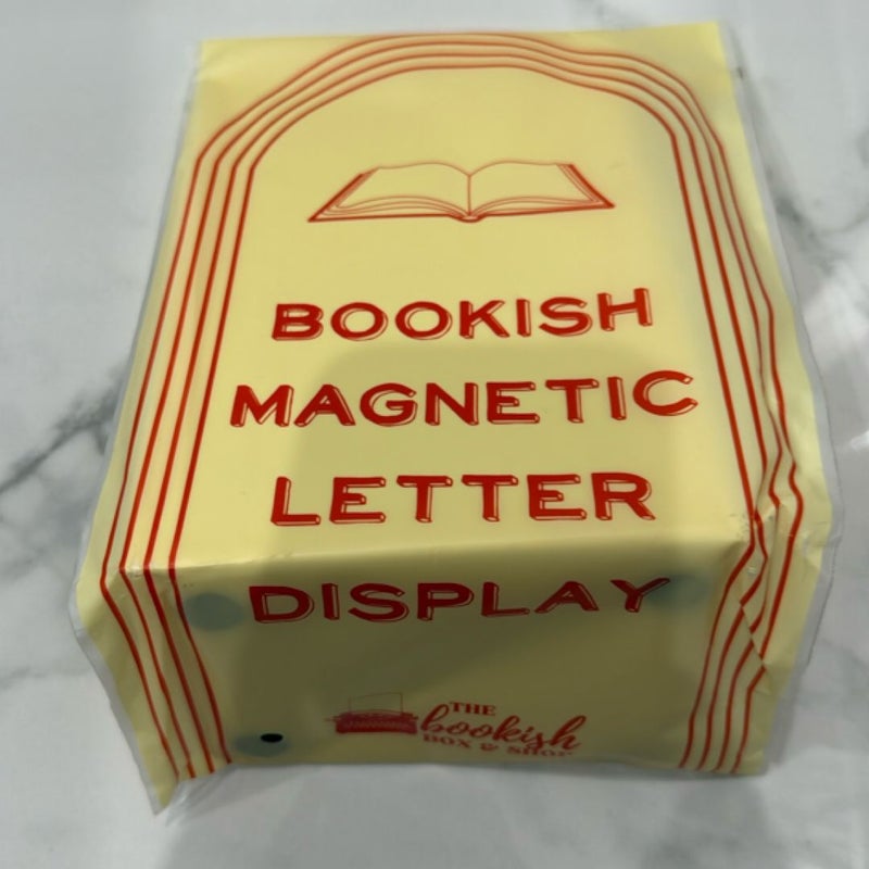 Bookish Magnetic Letter Display Bookish Box