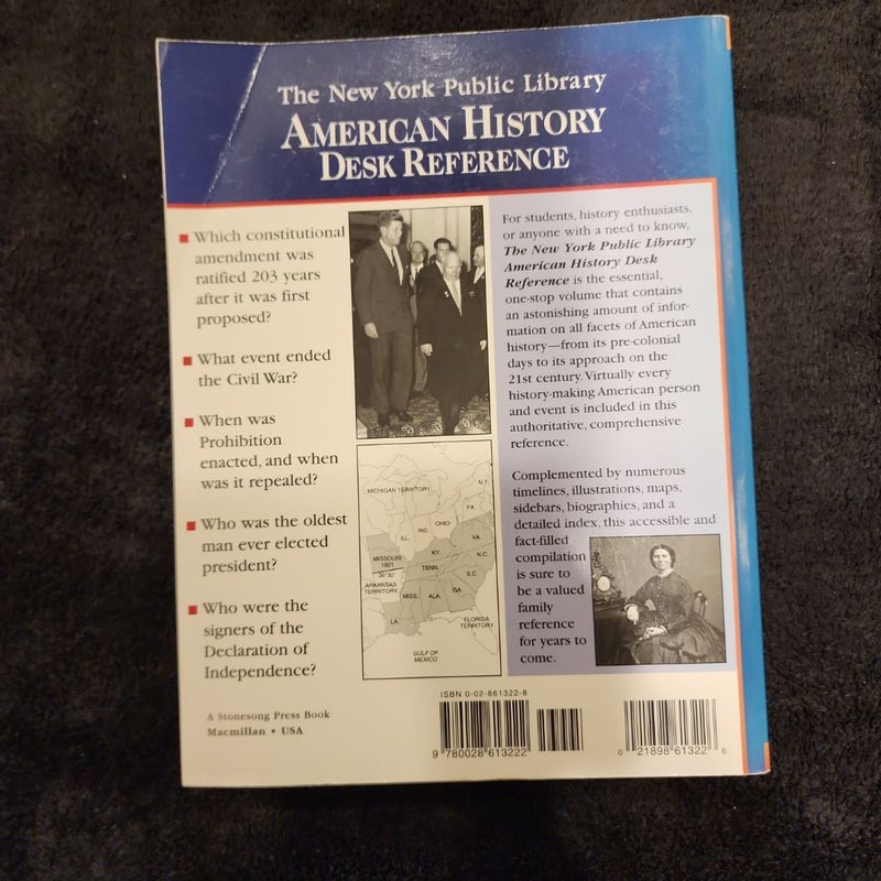 The New York Public Library American History Desk Reference