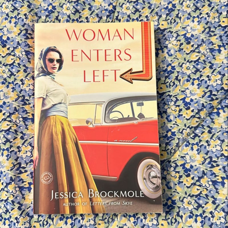 Woman Enters Left