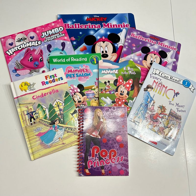 Disney, Minnie Mouse and other Kids Girls Books