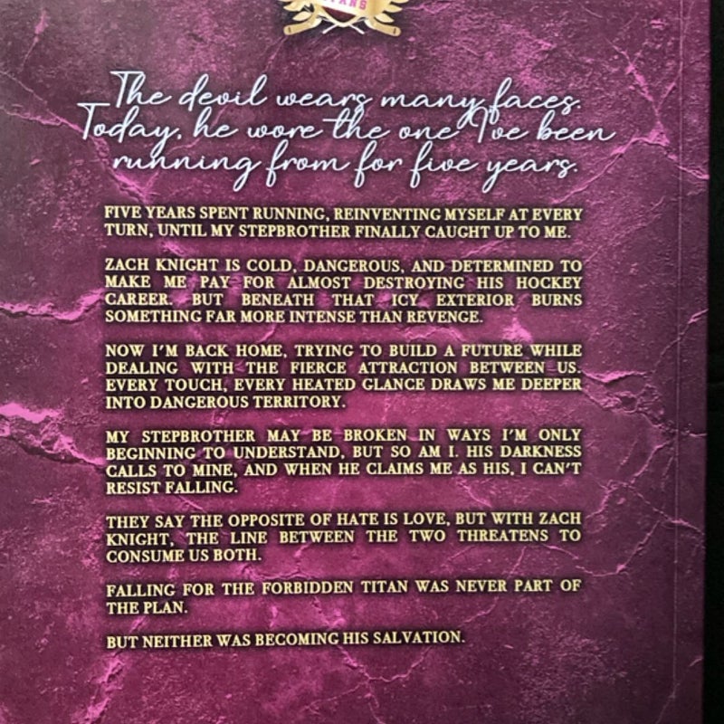 Forbidden Titan: a Forbidden MM College Hockey Romance