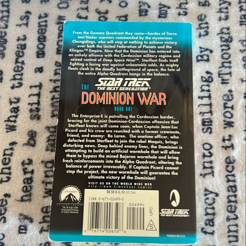 Star Trek, the next generation, the Dominion war book one