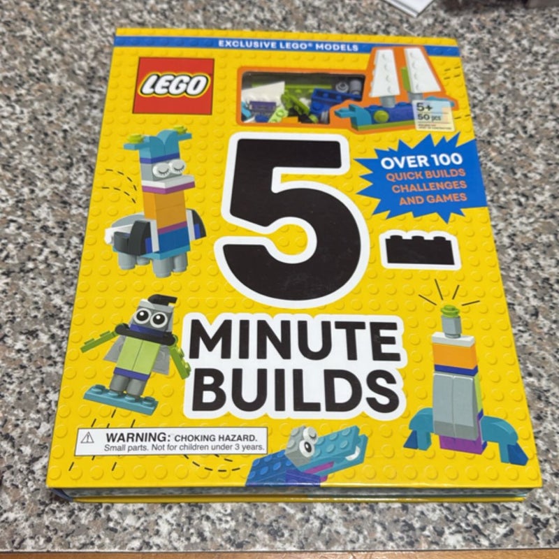 LEGO® Books. 5-Minute Builds includes legos