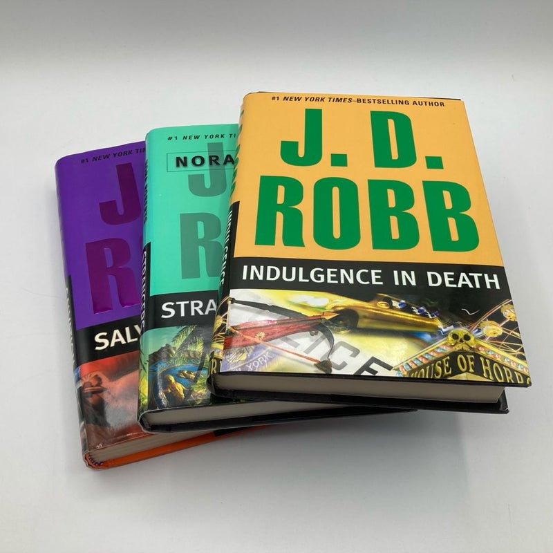 J.D. Robb In Death Series Book Lot of 3 Nora Roberts Detective Series 