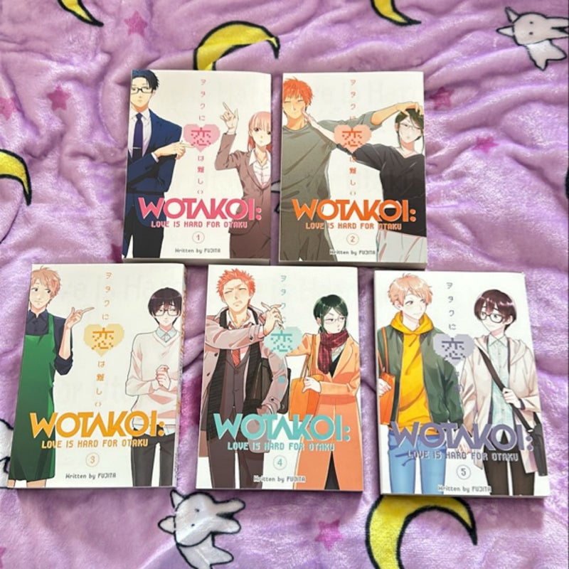Wotakoi: Love is Hard for Otaku Vols. 1 - 5