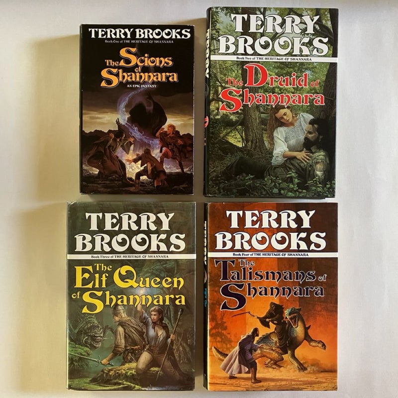 The Heritage of Shannara Books 1-4: The Scions of Shannara; The Druid of Shannara; The Elf Queen of Shannara; The Talismans of Shannara