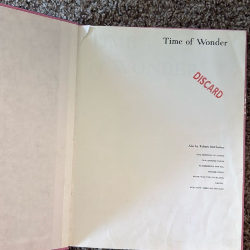 Time of Wonder