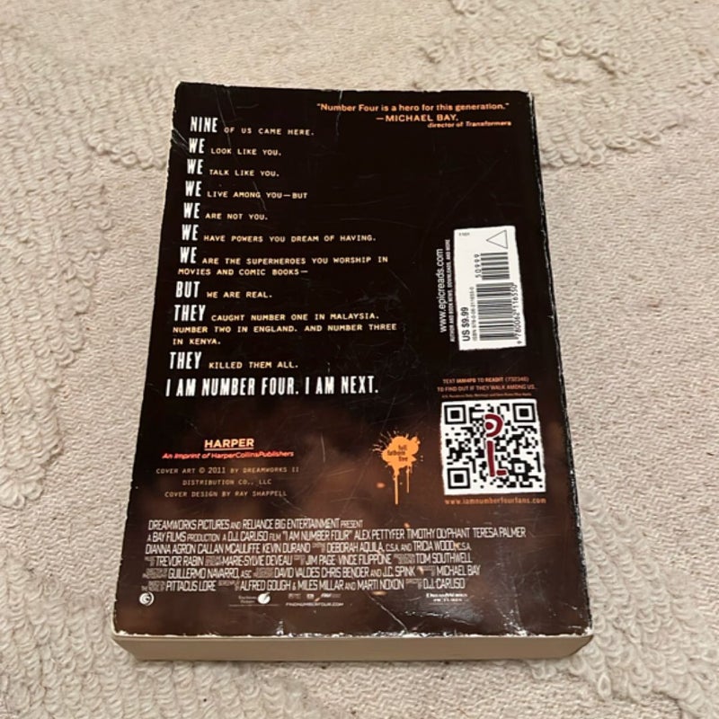 I Am Number Four Movie Tie-In Edition