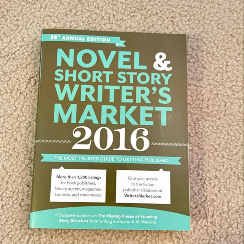 2016 Novel and Short Story Writer's Market