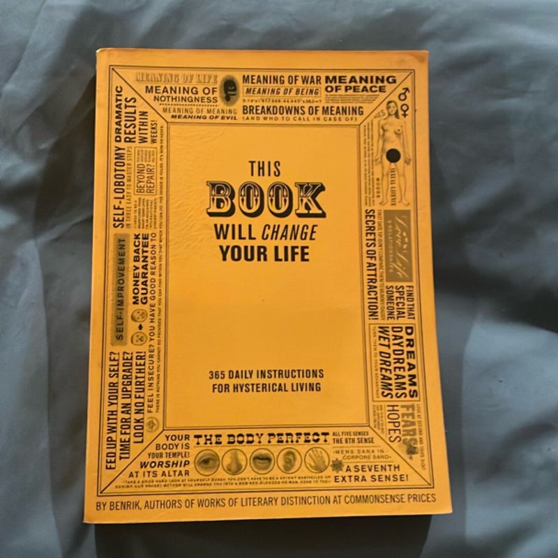 This Book Will Change Your Life