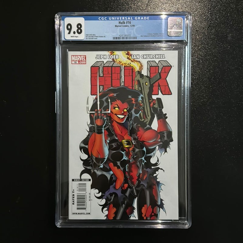 Hulk # 16 Marvel Comics CGC Graded 9.8