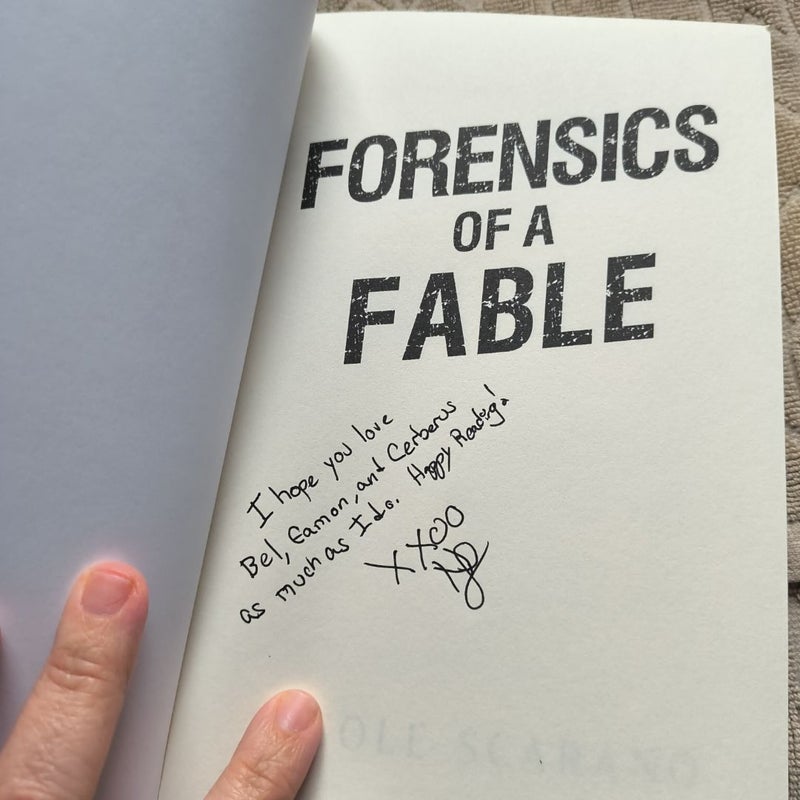 Forensics of a Fable (signed)