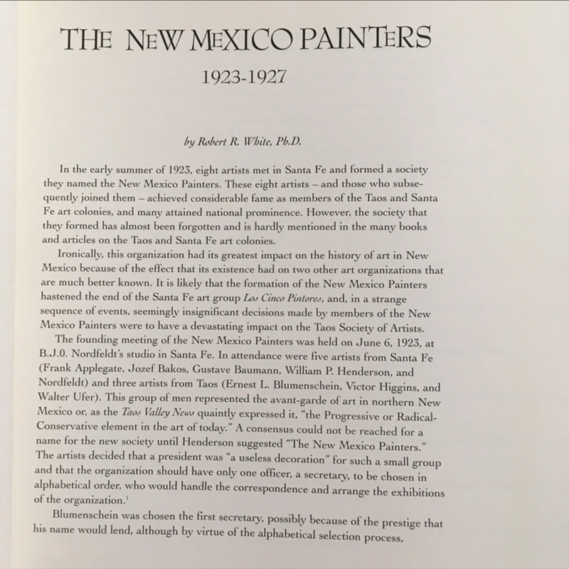 The New Mexico Painters 