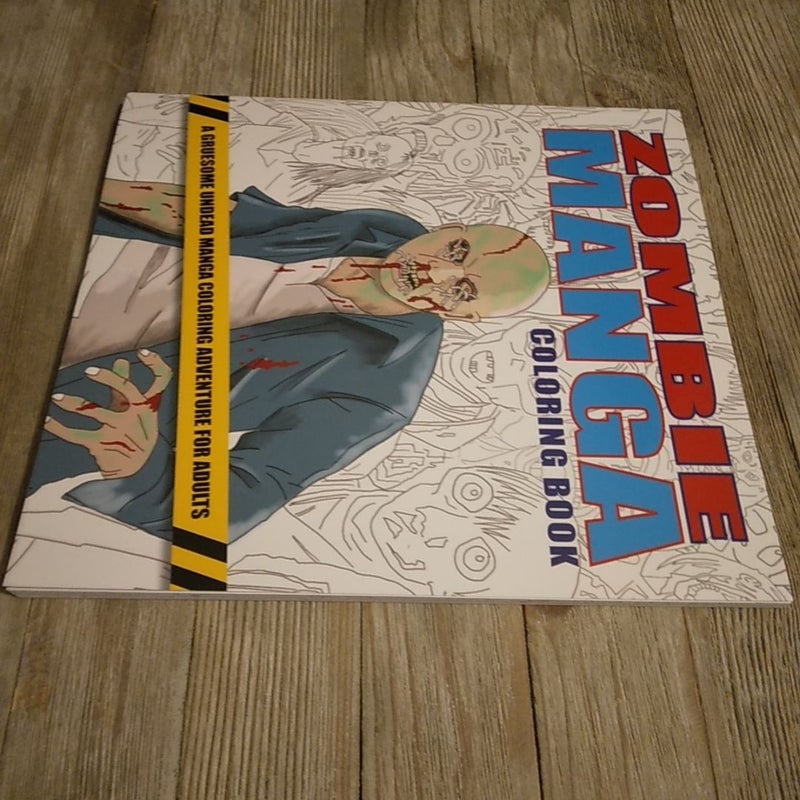 Zombie Manga Coloring Book