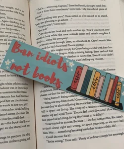 Banned books handmade bookmark.