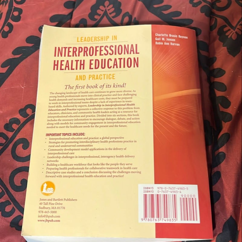 Leadership in Interprofessional Health Education and Practice