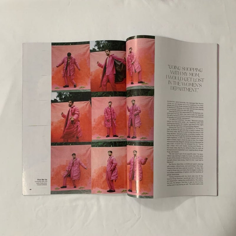 allure Bad Bunny “Doing Whatever He Wants” Issue November 2021 Magazine