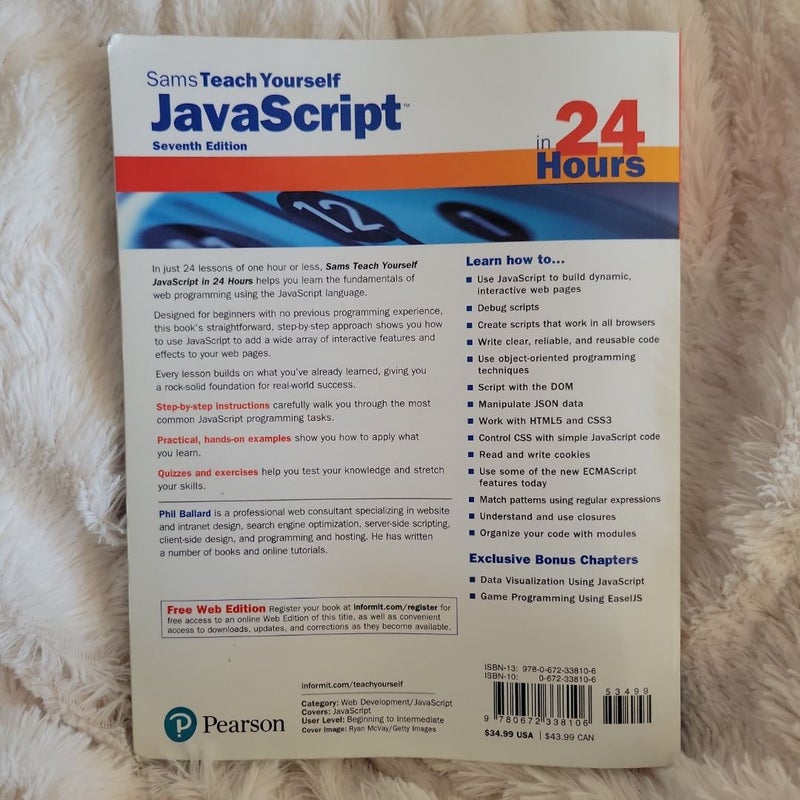 Sams Teach Yourself Javascript in 24 Hours