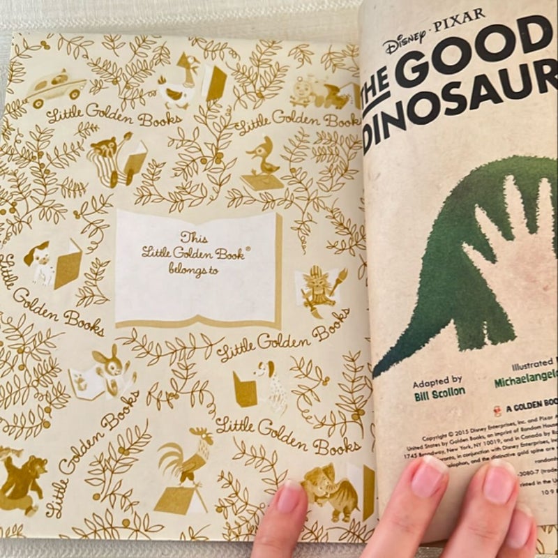 The Good Dinosaur Little Golden Book (Disney/Pixar the Good Dinosaur)