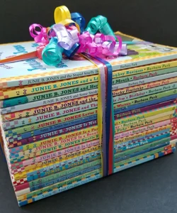 ALMOST COMPLETE SET OF 20 JUNIE B. JONES BOOKS BARBARA PARK #1-14 ARE BRAND NEW!