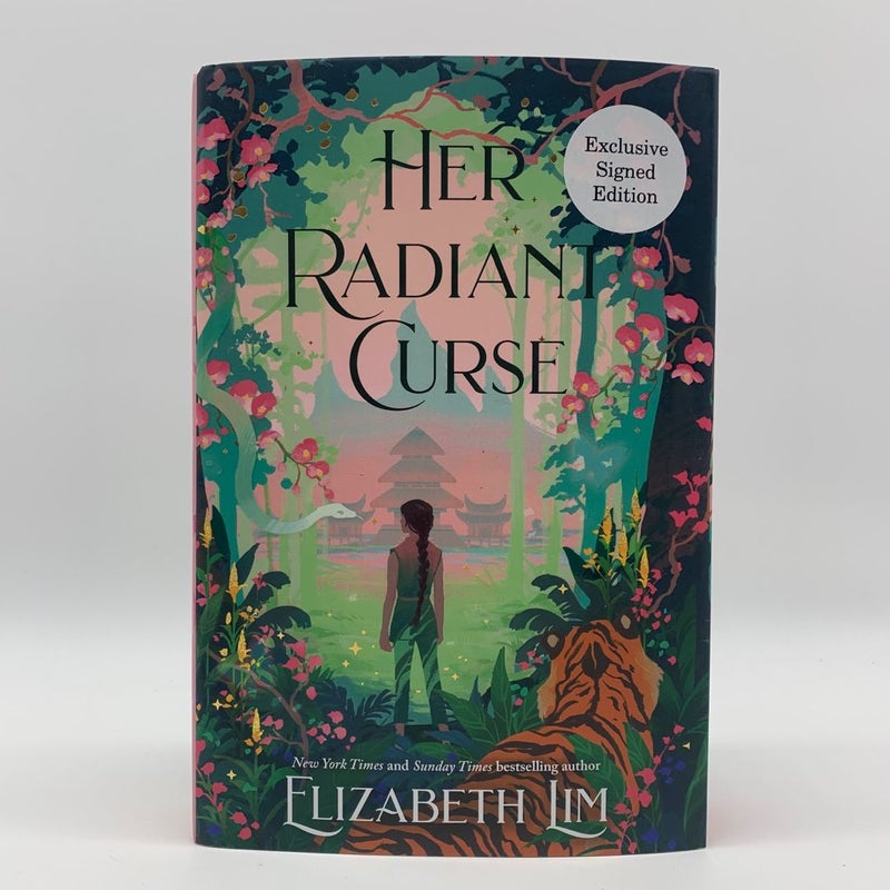 Waterstones Exclusive Her Radiant Curse Signed Sprayed Edges