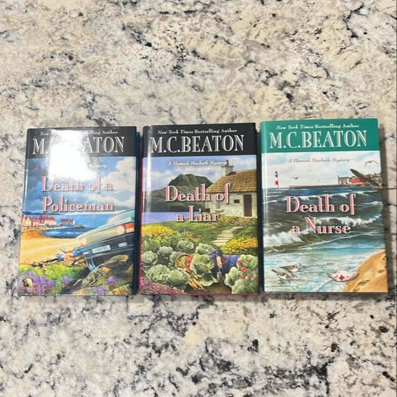 Lot of 3 Hamish Macbeth Books