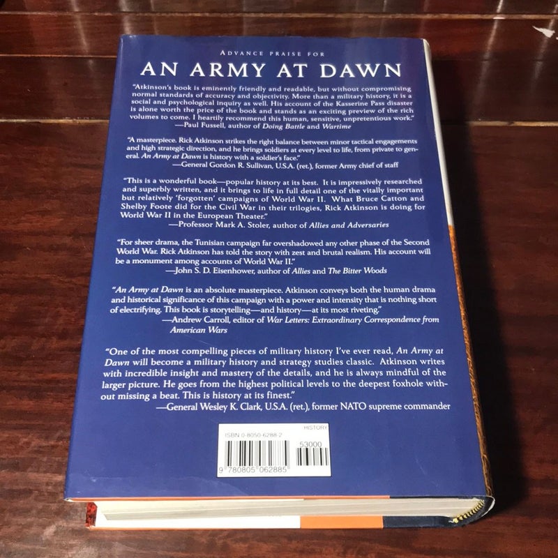 1st/1st, Pulitzer* An Army at Dawn