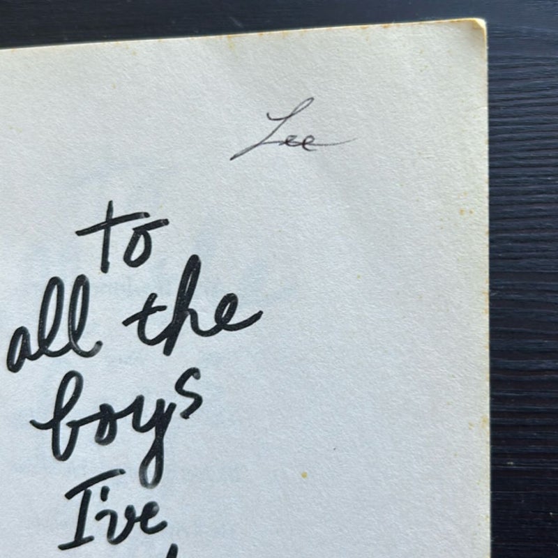 To All the Boys I've Loved Before
