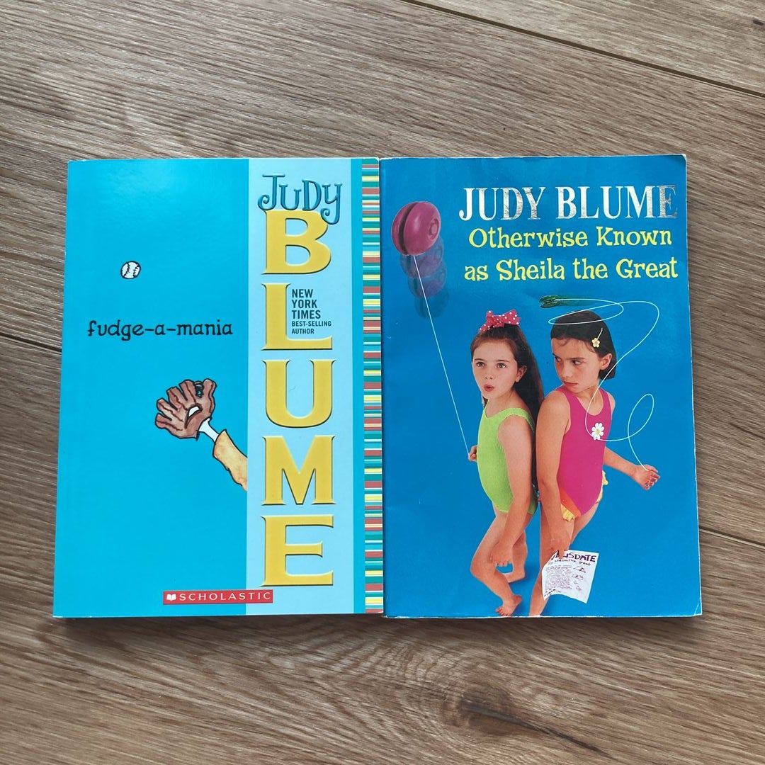 Fudge-a-Mania　Pangobooks　Sheila　Paperback　Bundle　by　the　(2)　and　Book　as　Blume,　Otherwise　Judy　Known　Great
