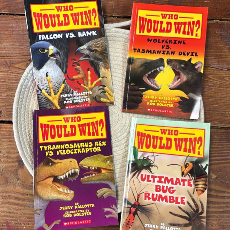 Who Would Win? 15 book bundle 