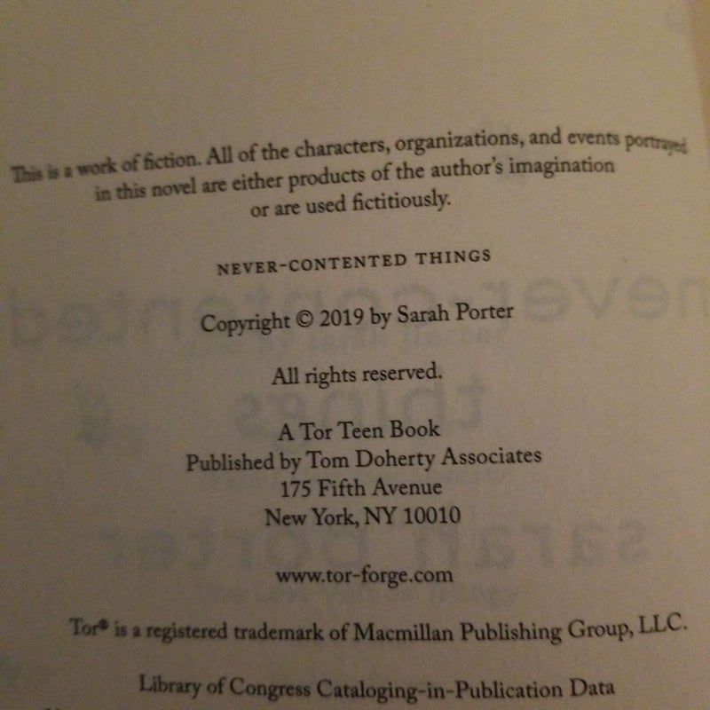 Never-Contented Things