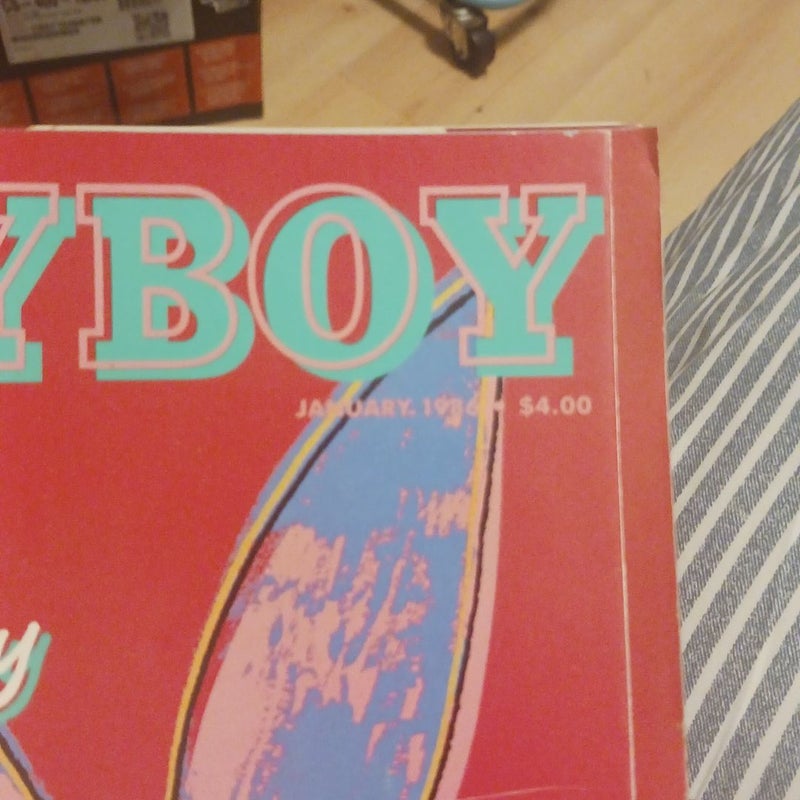 1986 holiday anniversary issue  playboy 