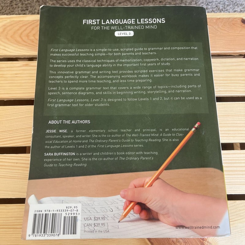 First Language Lessons 3