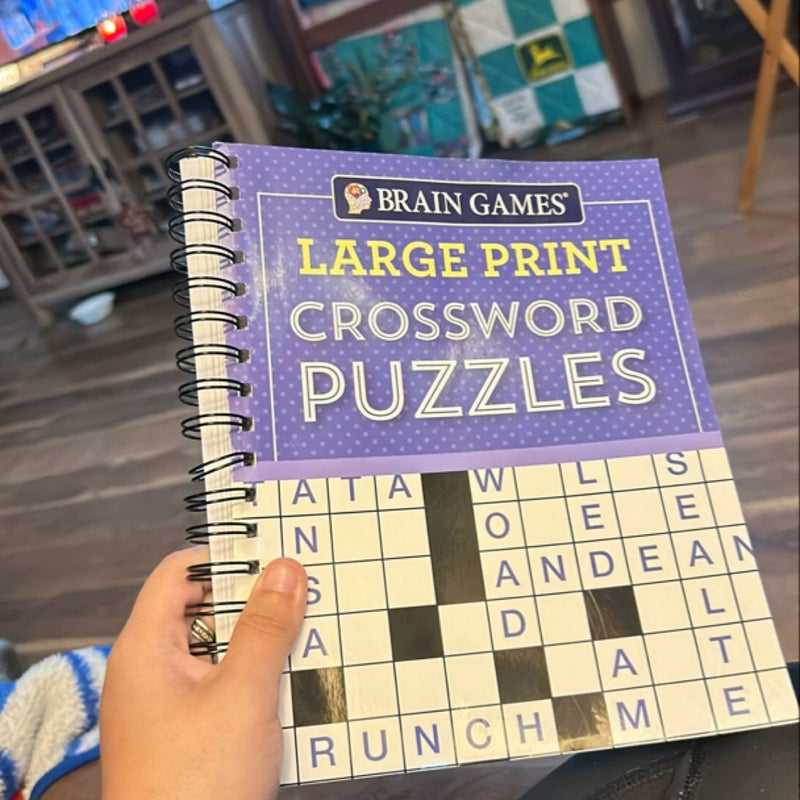 Brain Games Large Print Crossword Puzzles