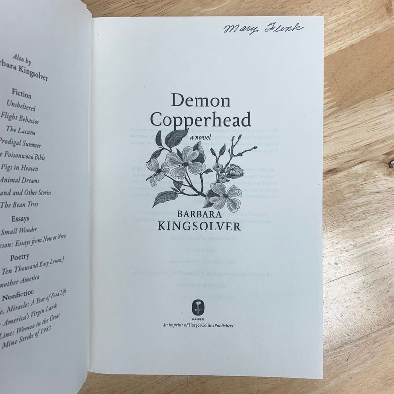 Demon Copperhead - First Edition 