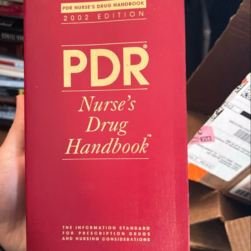 PDR Nurse's Drug Handbook 2002