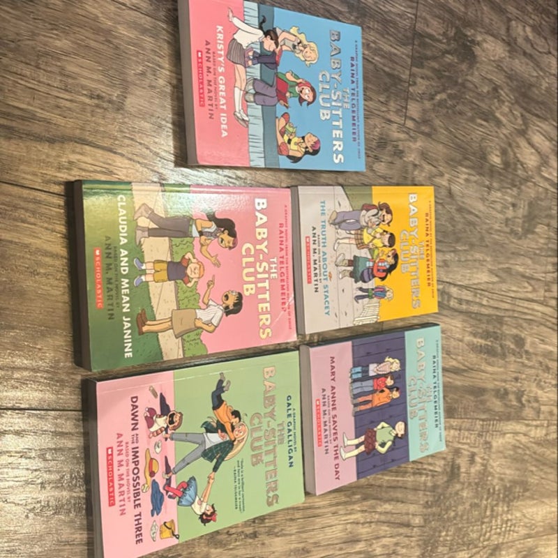 The Baby-Sitters Club Graphic Novels LOT