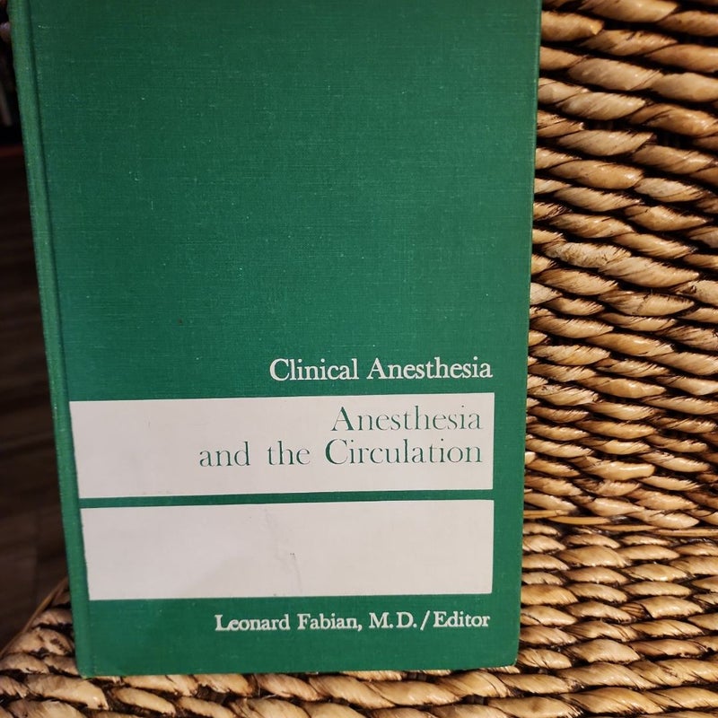 3 book lot: Clinical Anesthesia 