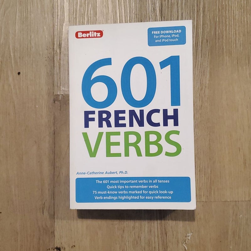 French - Berlitz 601 Verbs