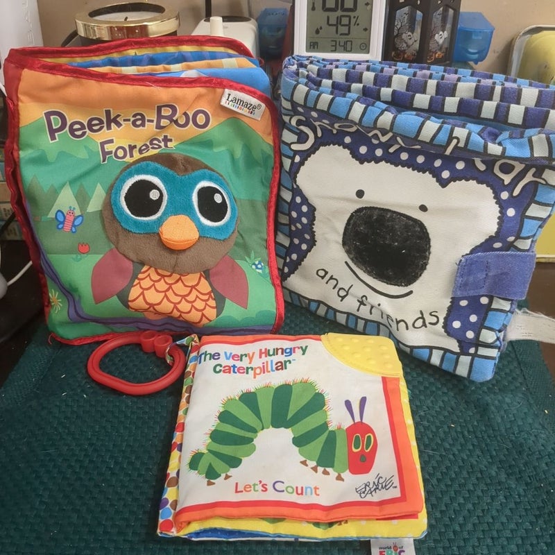 Toddler Cloth Books Set #4 (3 books) 