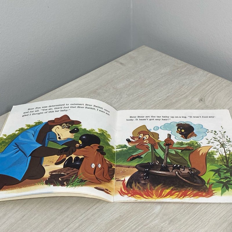 Vtg Brer Rabbit and the Tar Baby Walt Disney Storybook Read A Long *NO CASSETTE*