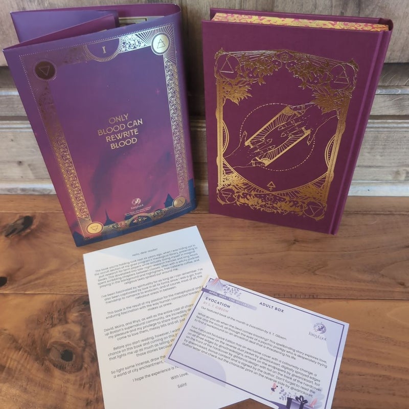 Evocation - Fairyloot signed Ed