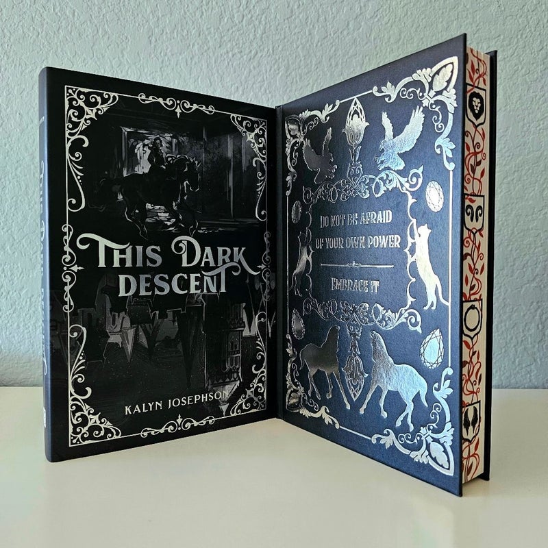 This Dark Descent SIGNED by Kalyn Josephson FIRST Edition Owlcrate Special