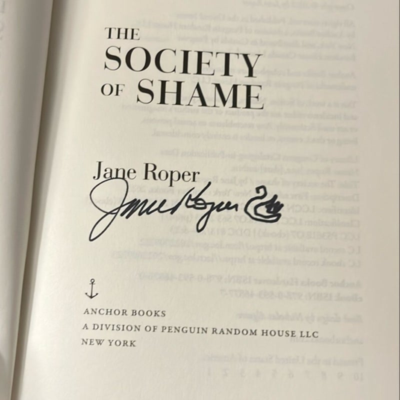 The Society of Shame