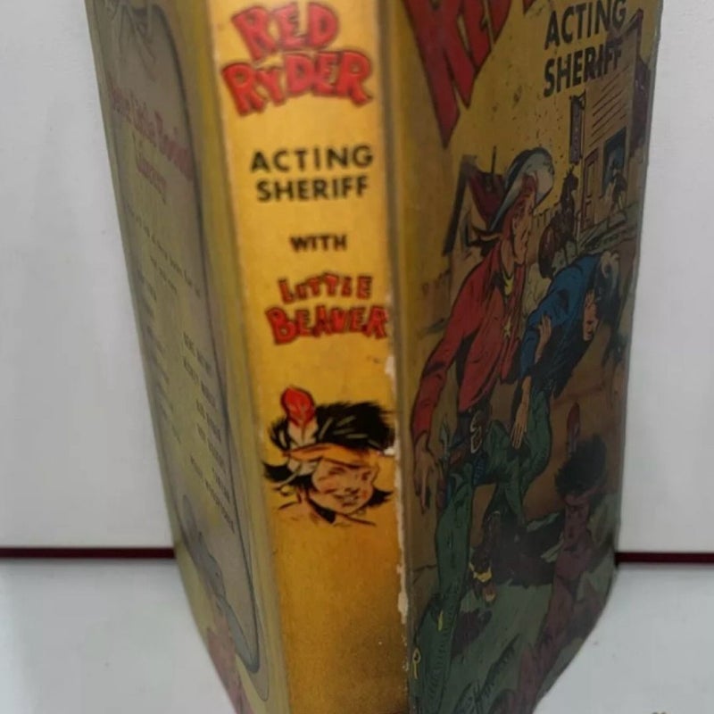 VTG‼ Red Ryder Acting Sheriff Better Little Book 1949 Fred Harman